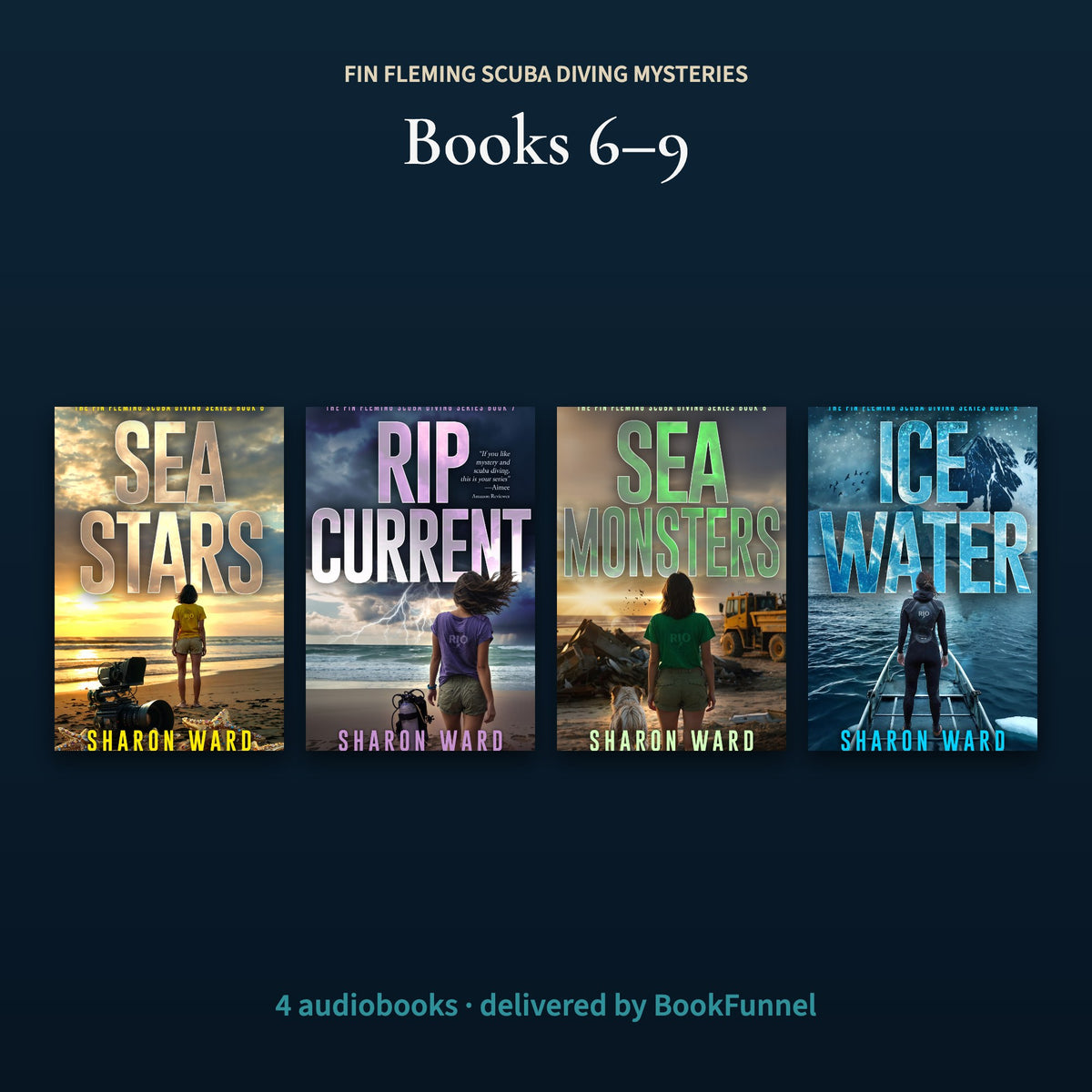 Fin Fleming audiobooks 6-9 covers