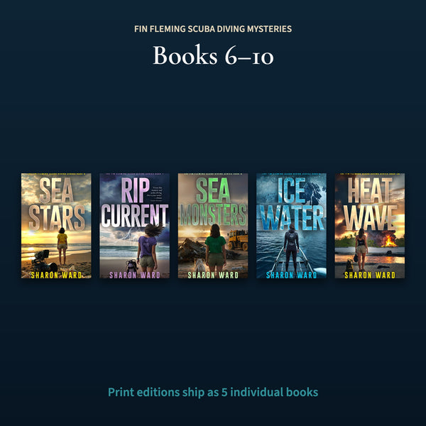 Fin Fleming Scuba Diving Mysteries Books 6-10 covers